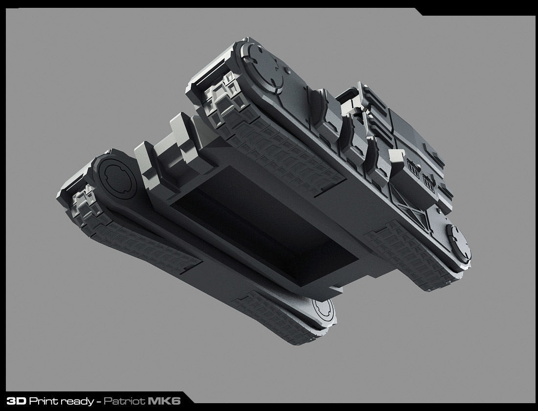 MK6-Missiles Launcher 3D Print 3D print model_4