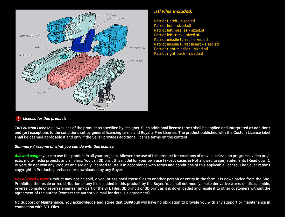 MK6-Missiles Launcher 3D Print 3D print model_7