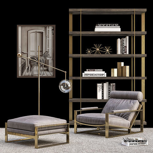 Restoration Hardware Set 4 3D model