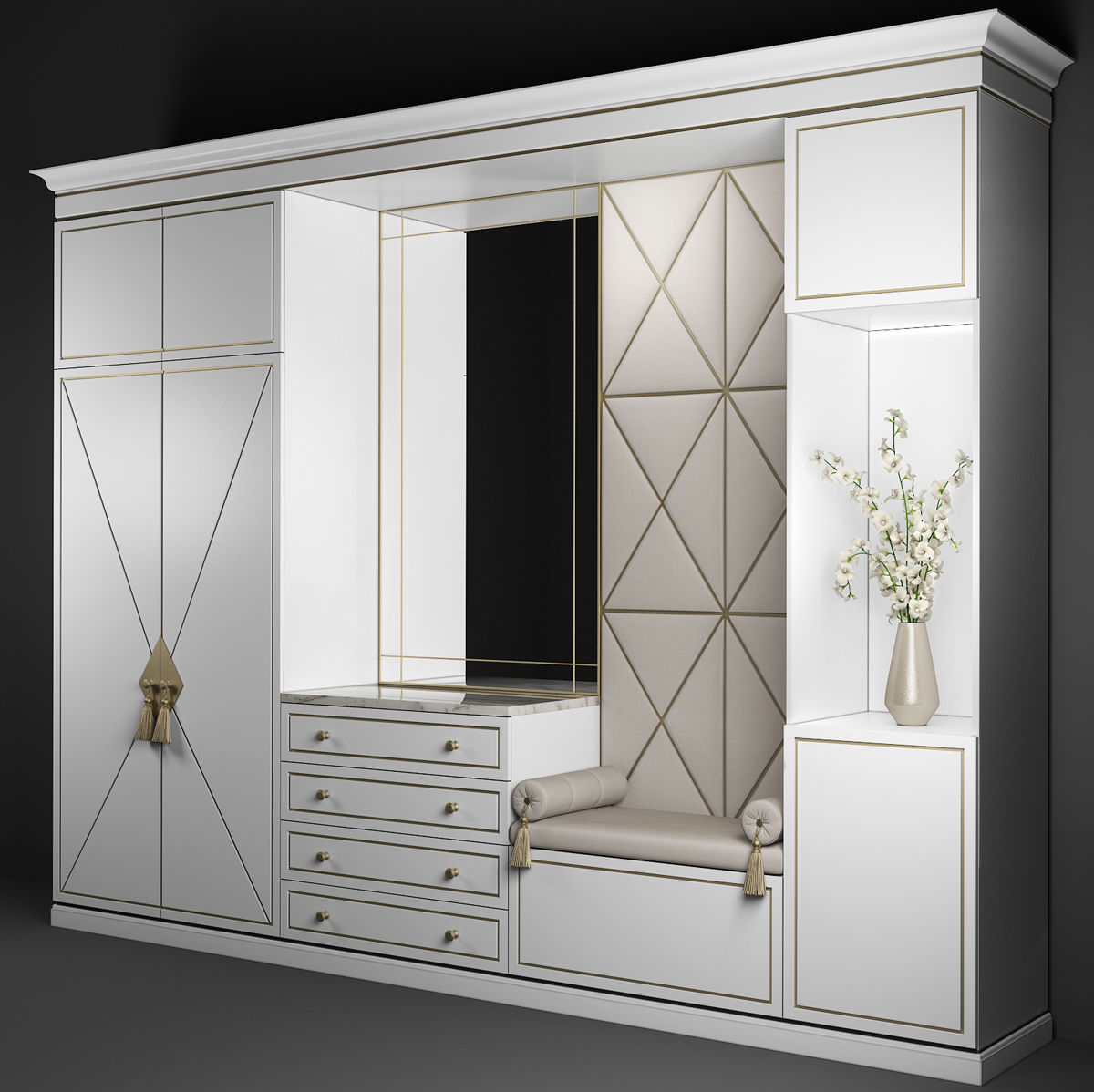 Entryway furniture 45 3D model_1