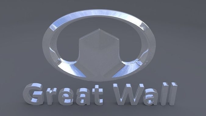 great wall logo 3D model