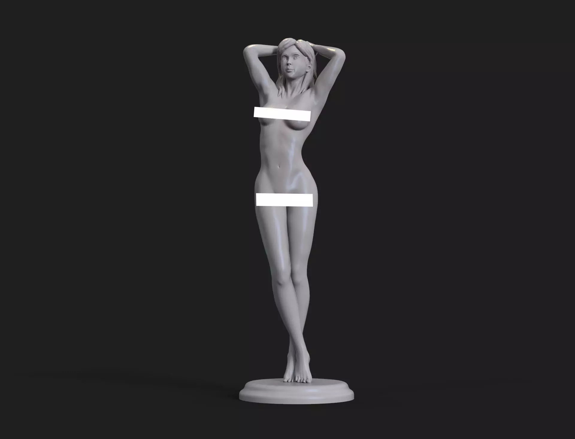 Sexy girl Free 3D print model_0