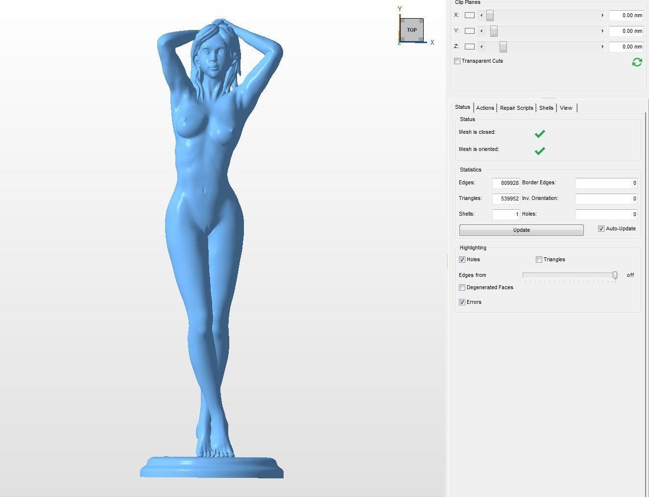 Sexy girl Free 3D print model_14