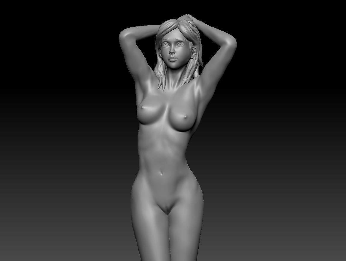 Sexy girl Free 3D print model_6