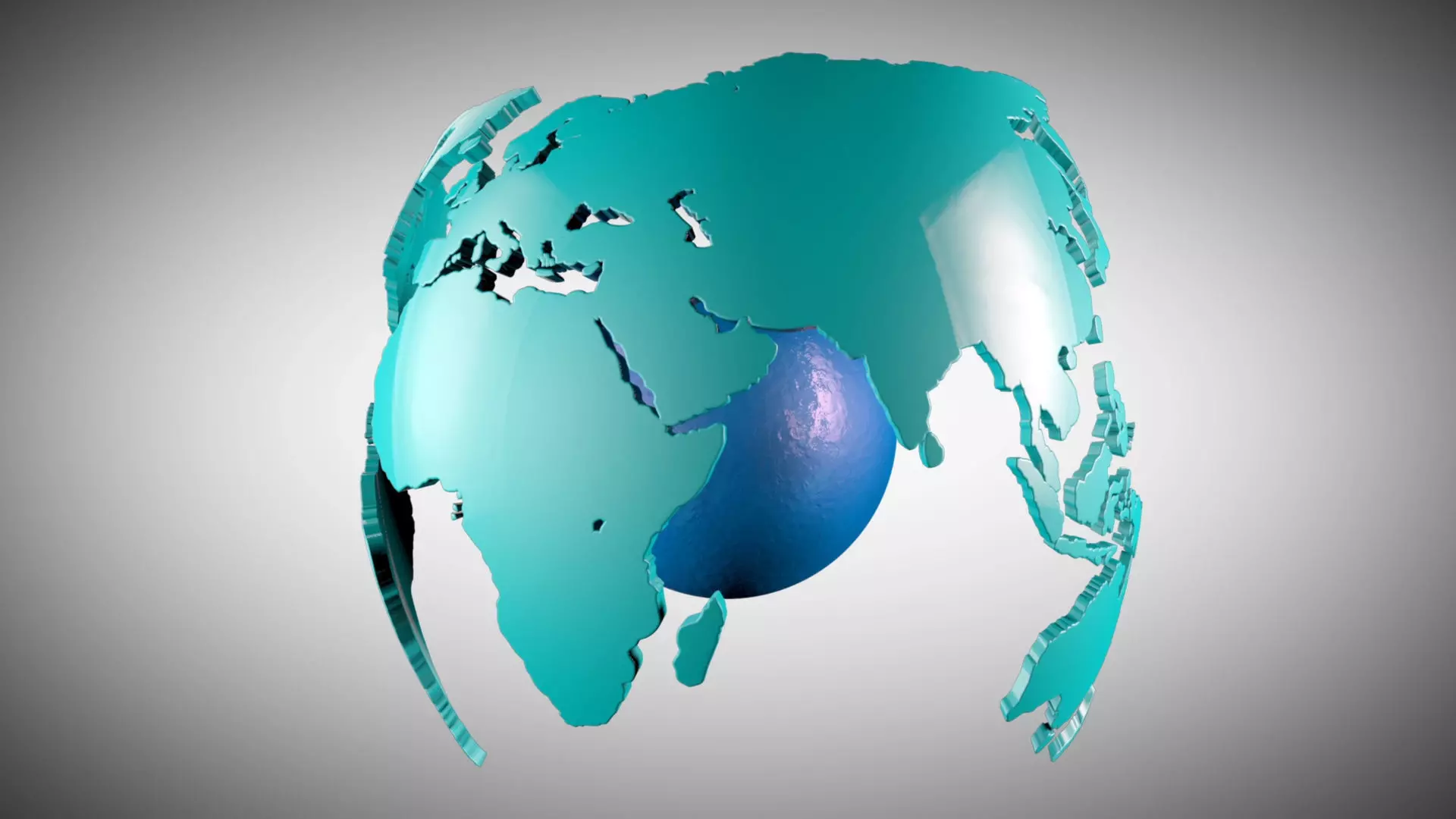 Motion Graphic Earth 3D model