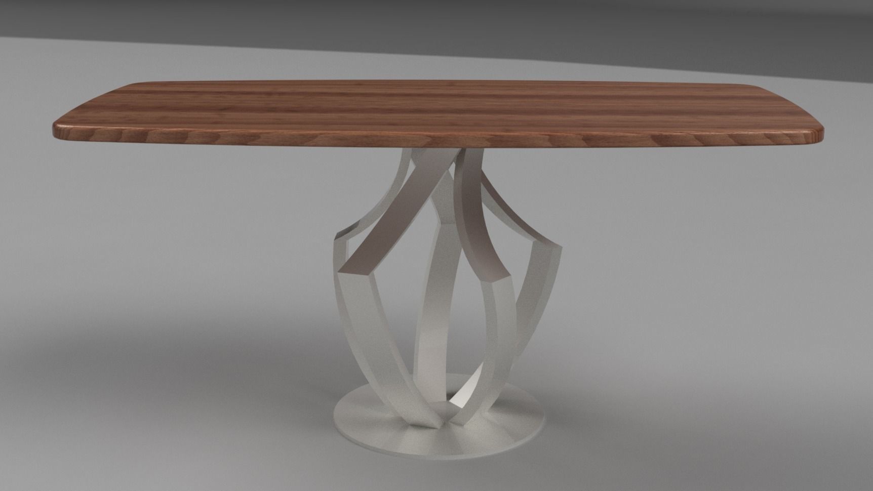 Designer Table Valencia Low-poly 3D model_3