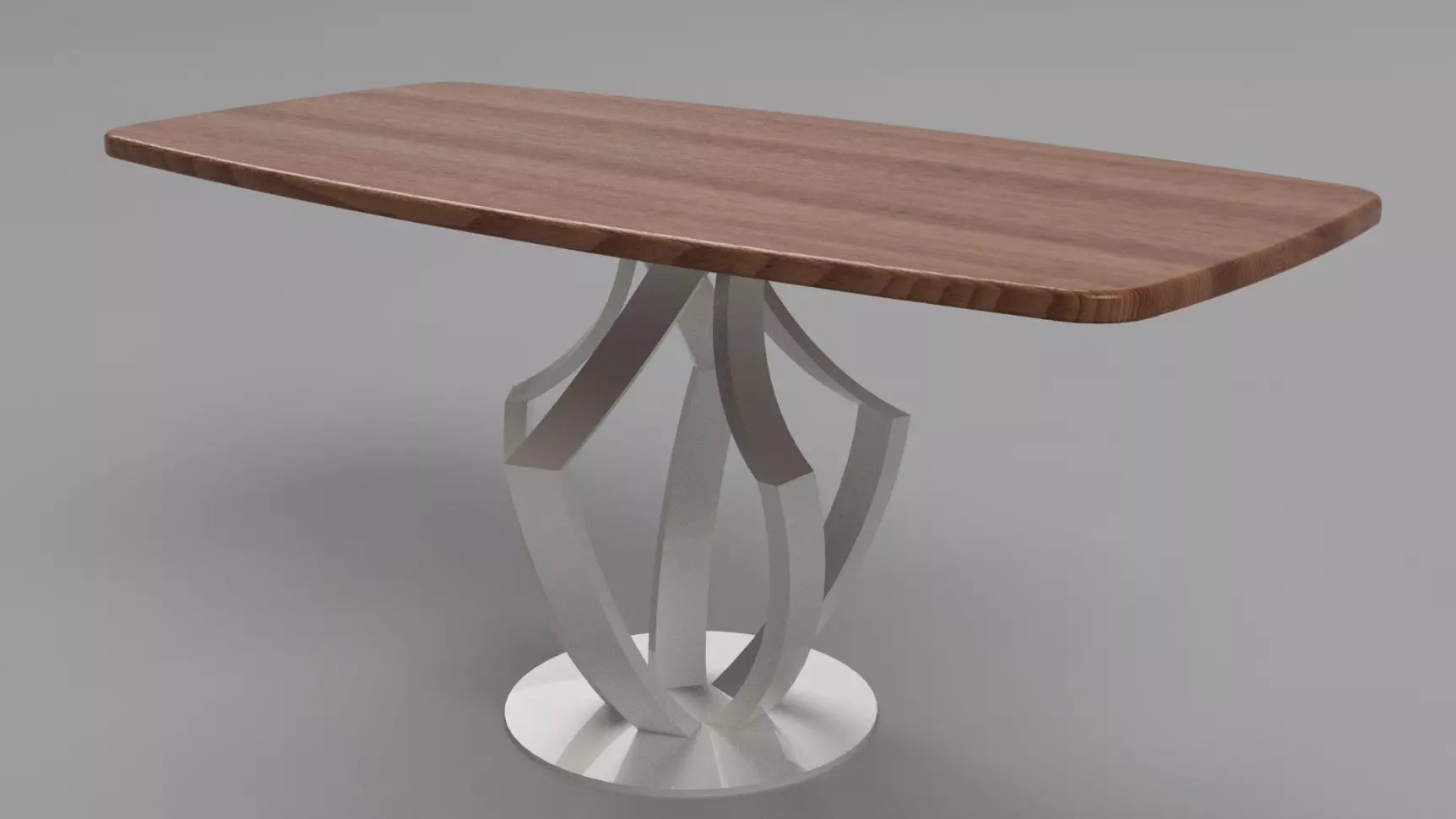 Designer Table Valencia Low-poly 3D model_0