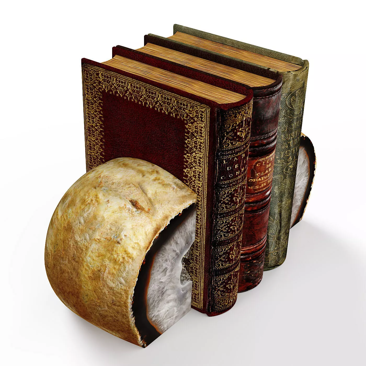Agate book holder 3D model