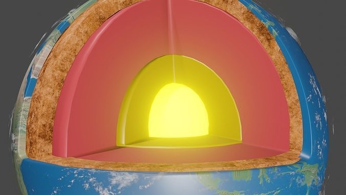 Earth Magma 3D model