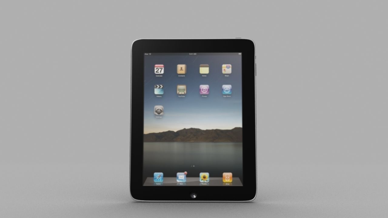 Apple Ipad Free 3D model_2