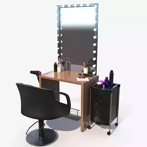 Salon Chair 3D model
