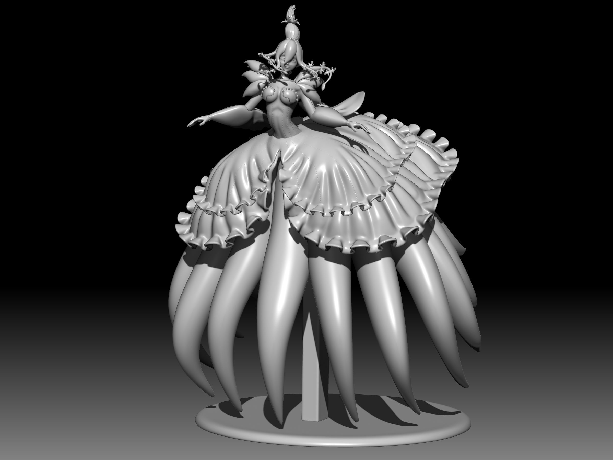 ventricosus houseki no kuni 3D print model_2
