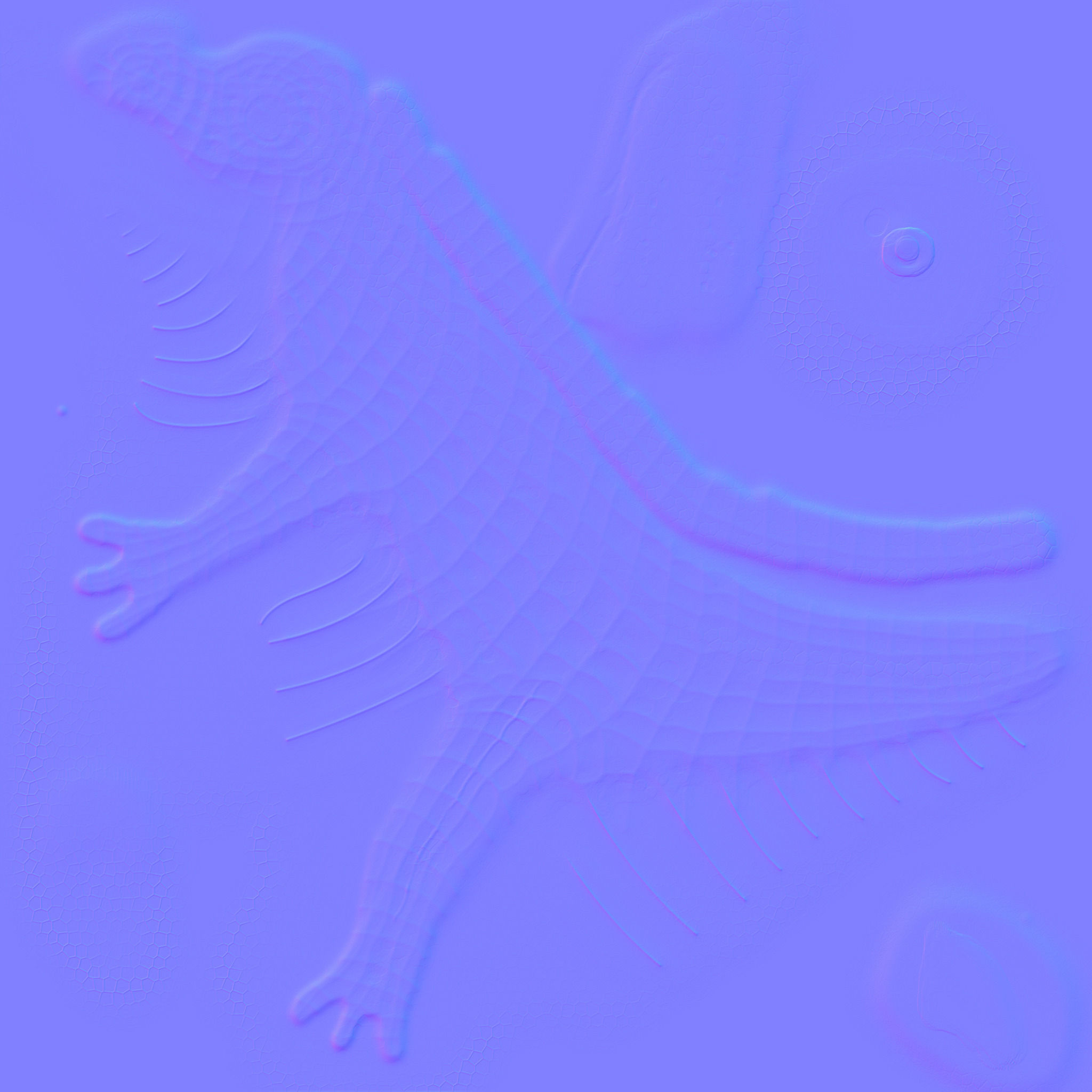 Crock cartoon  Low-poly 3D model_7