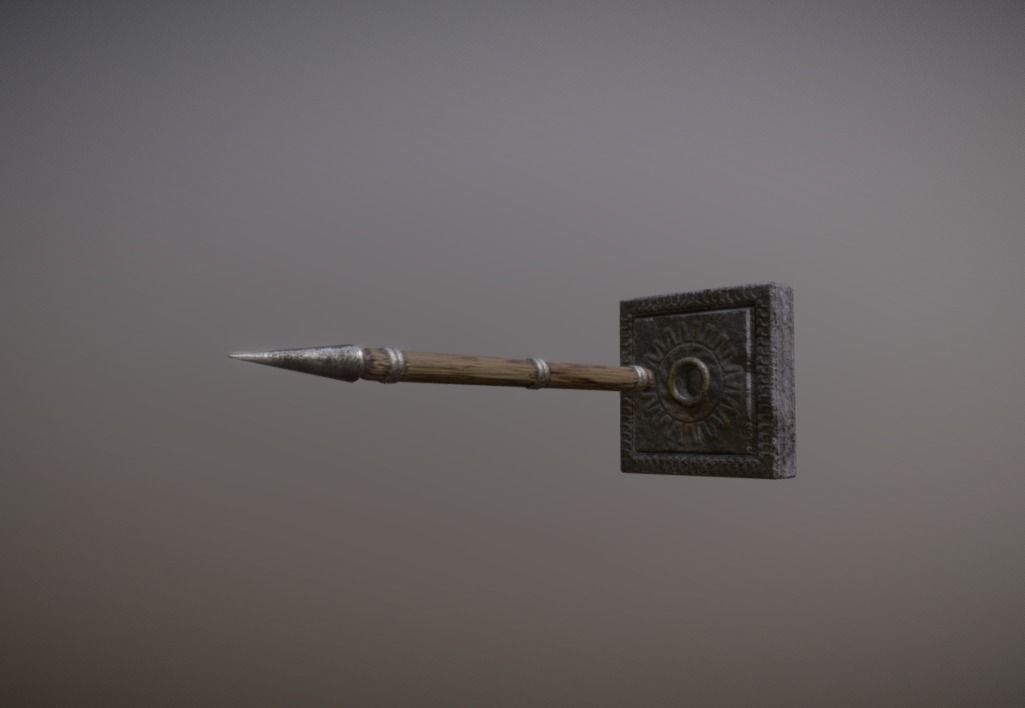 Spear Trap Sample Free low-poly 3D model_2
