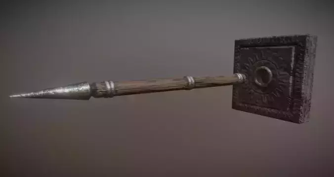 Spear Trap Sample Free low-poly 3D model
