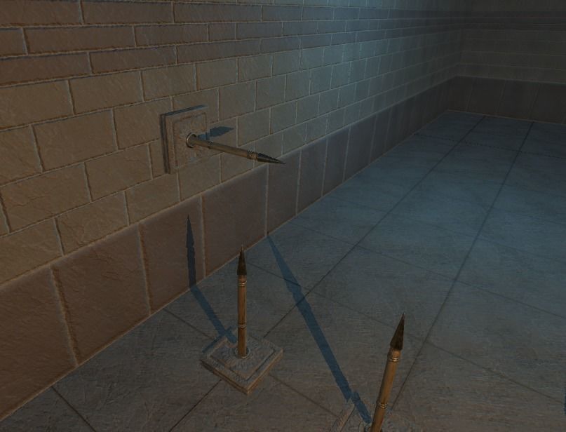 Spear Trap Sample Free low-poly 3D model_7