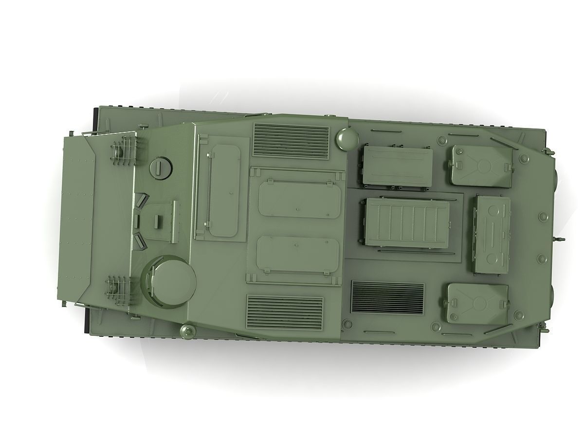 BTR-50 3D Model Collection camouflaged military vehicle 3D model_26