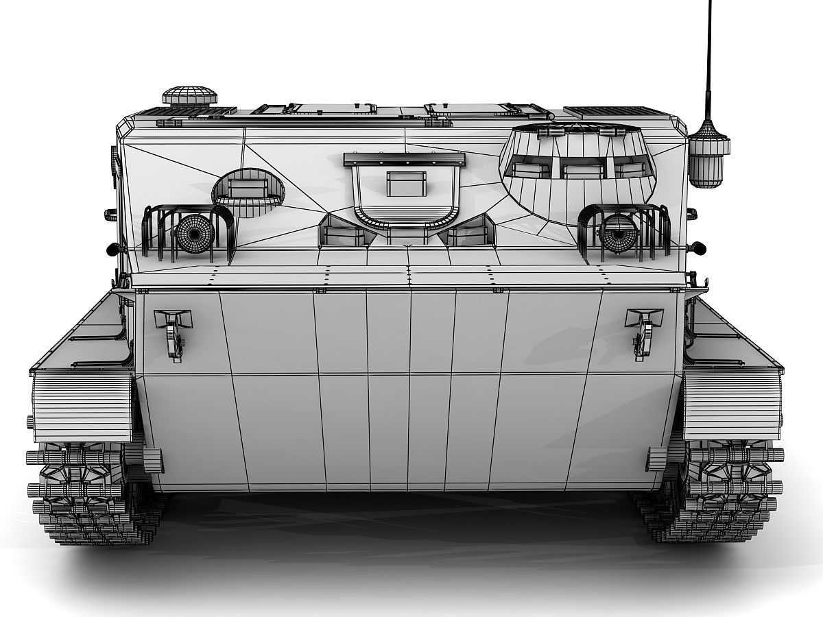 BTR-50 3D Model Collection camouflaged military vehicle 3D model_45