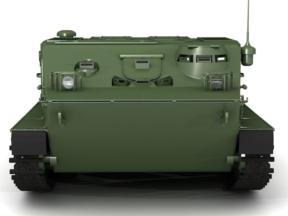 BTR-50 3D Model Collection camouflaged military vehicle 3D model_29