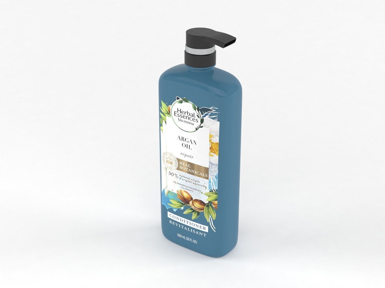 Herbal Essences Shampoo and Conditioner 3D model_3