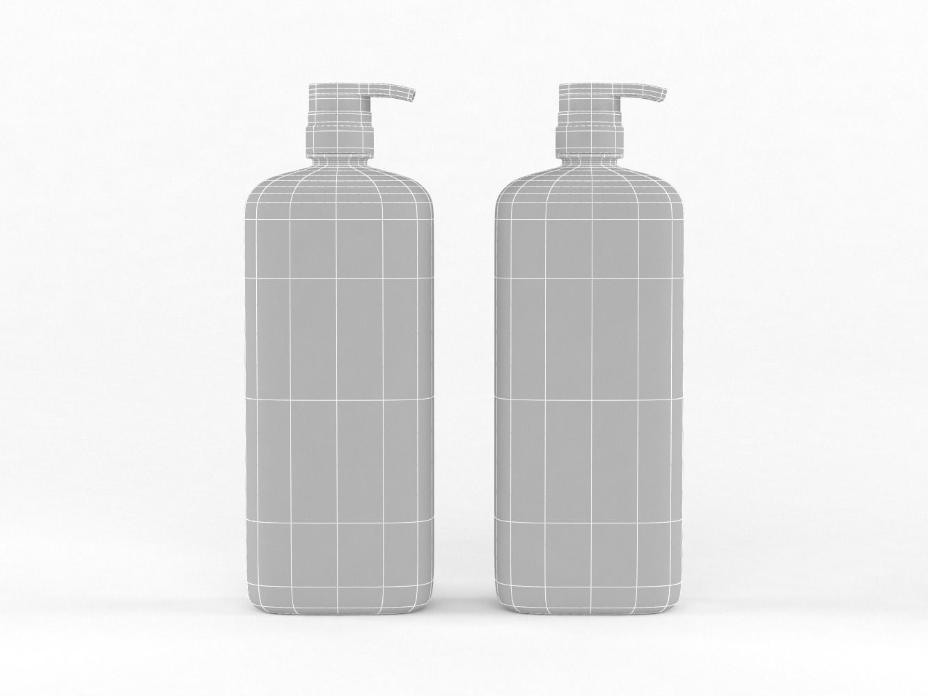 Herbal Essences Shampoo and Conditioner 3D model_7