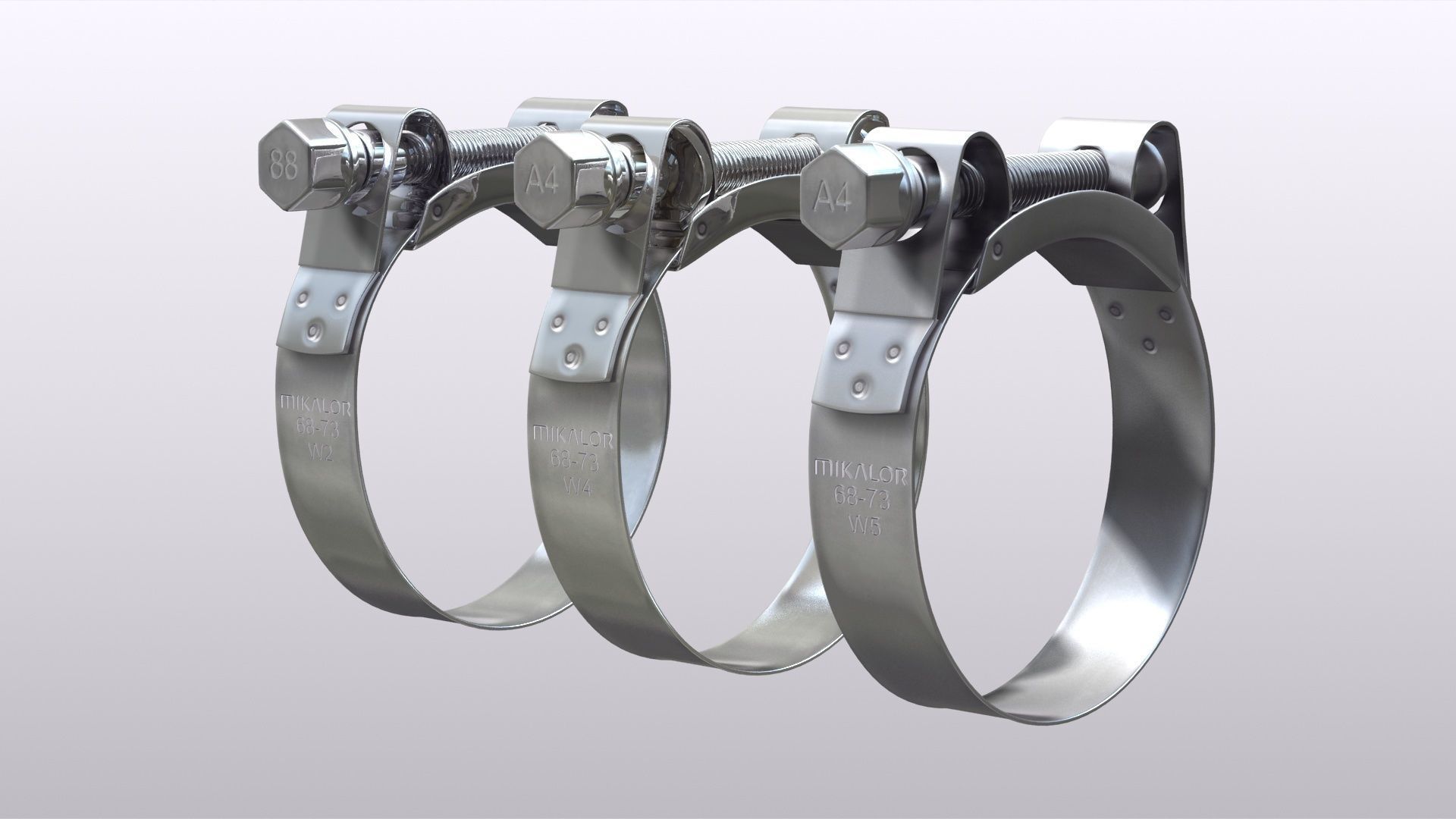 Hose clamp 3D CGTrader