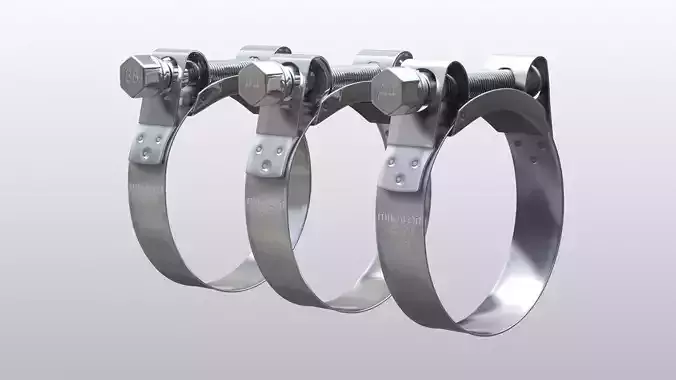 Hose clamp  3D model