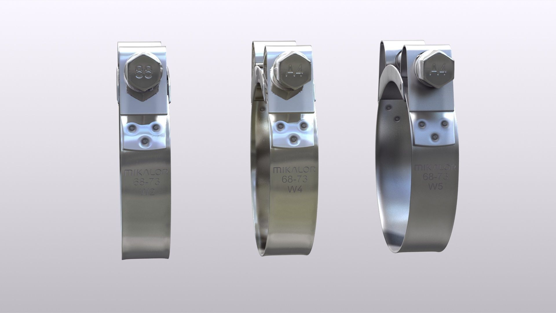 Hose clamp  3D model_6