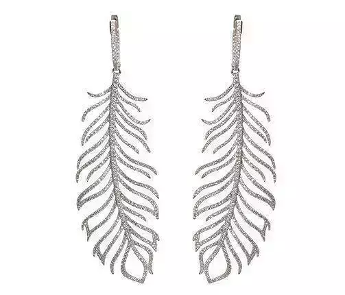 Feather earrings 