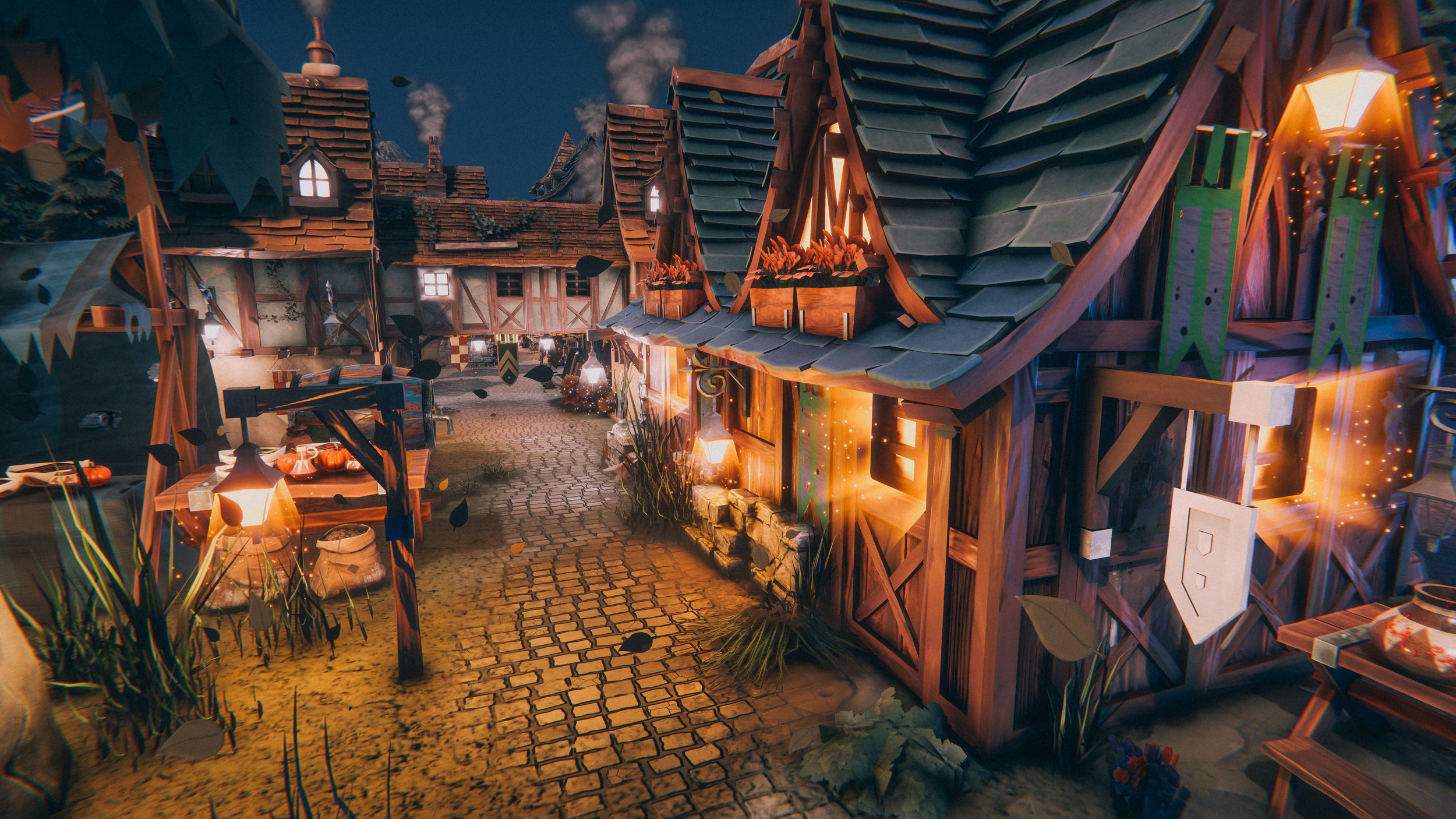 Medieval Kingdom - Realtime PBR Village House Low-poly 3D model_2
