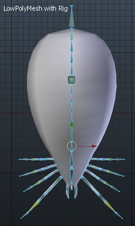 well fed tick Low-poly 3D model_10