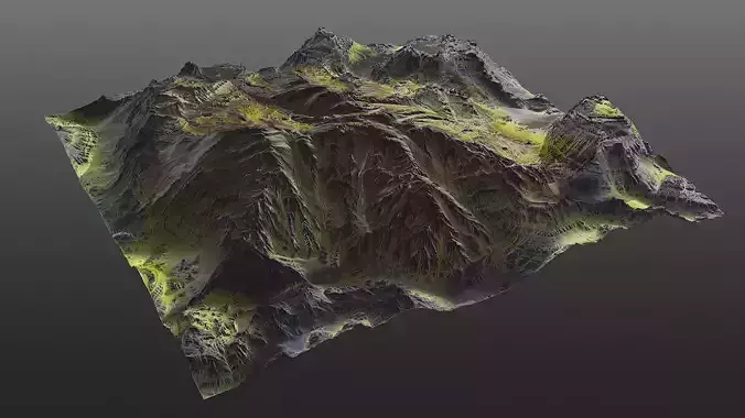 Mossy Mountain PBR Texture