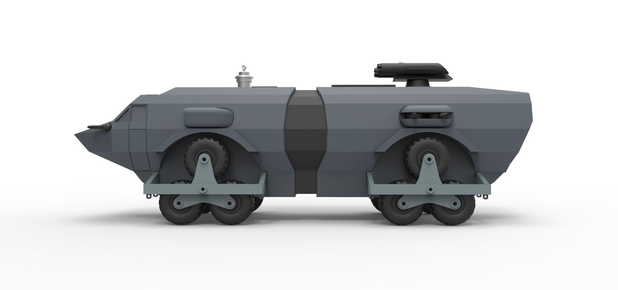 Landmaster from Damnation Alley Scale 1 to 38 3D print model_7