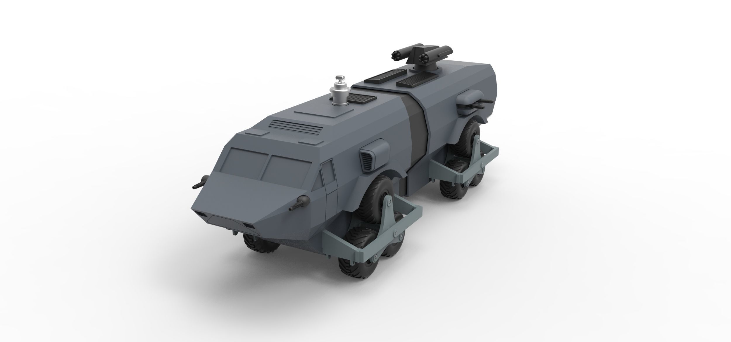 Landmaster from Damnation Alley Scale 1 to 38 3D print model_3