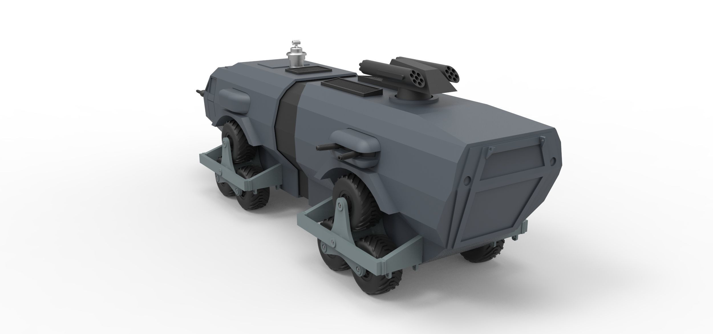 Landmaster from Damnation Alley Scale 1 to 38 3D print model_11
