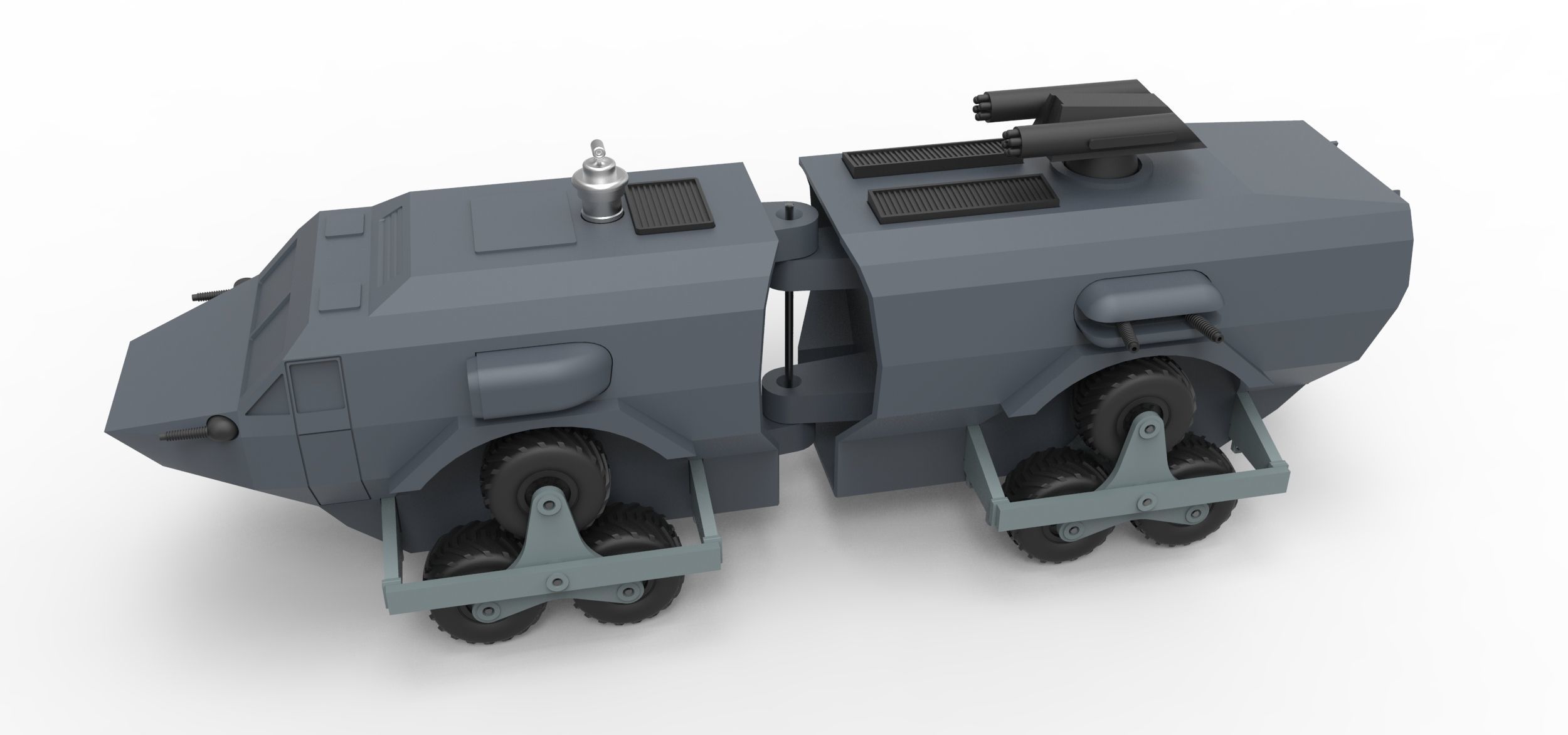 Landmaster from Damnation Alley Scale 1 to 38 3D print model_13