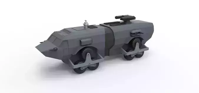 Landmaster from Damnation Alley Scale 1 to 38 3D print model