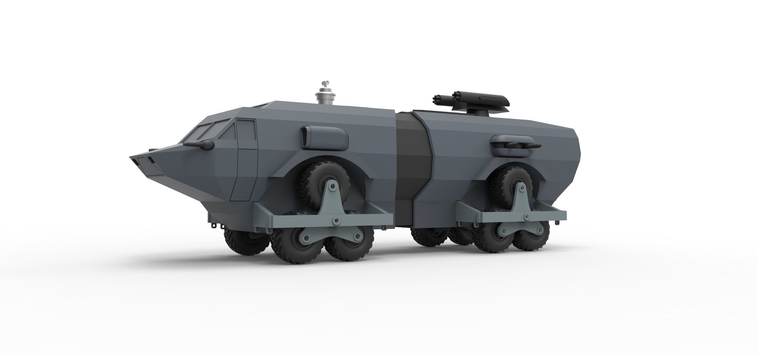 Landmaster from Damnation Alley Scale 1 to 38 3D print model_2
