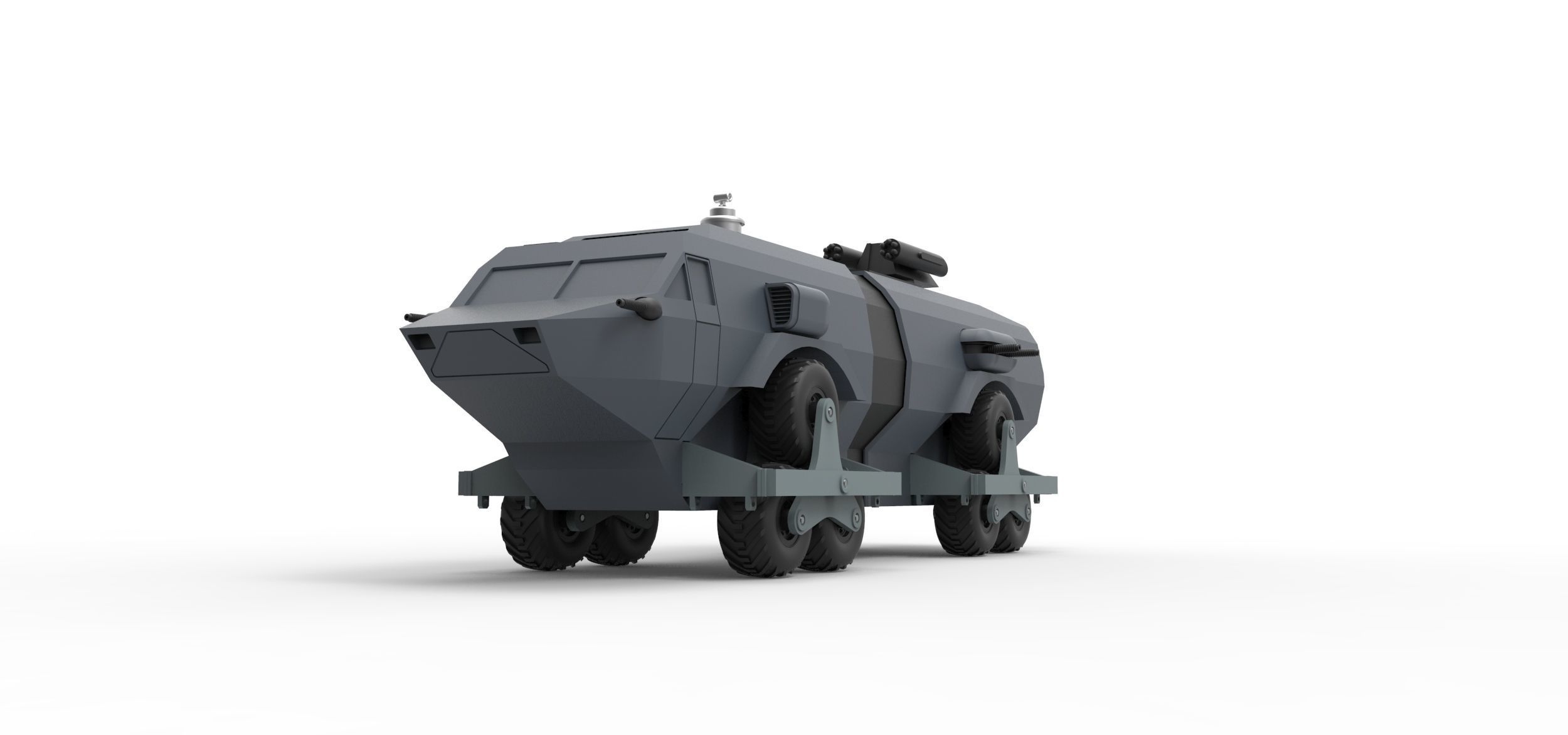 Landmaster from Damnation Alley Scale 1 to 38 3D print model_4