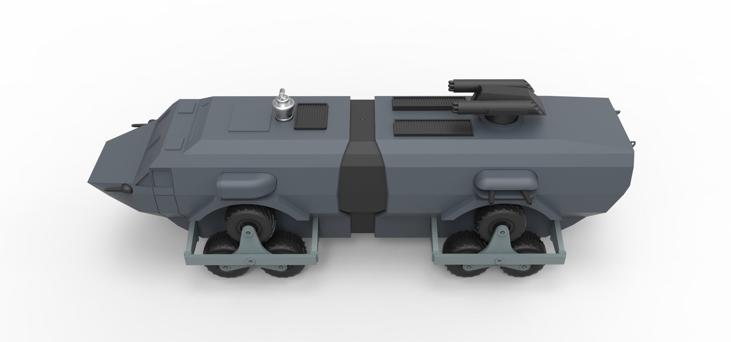 Landmaster from Damnation Alley Scale 1 to 38 3D print model_8