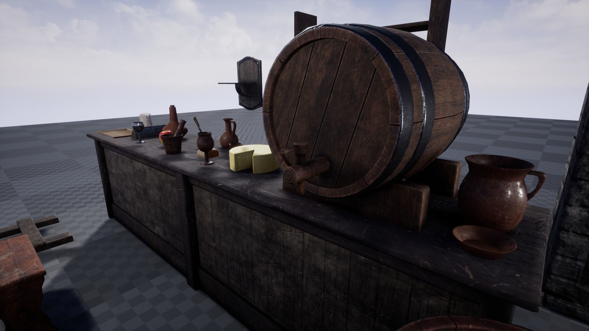 Tavern Pack Low-poly 3D model_5