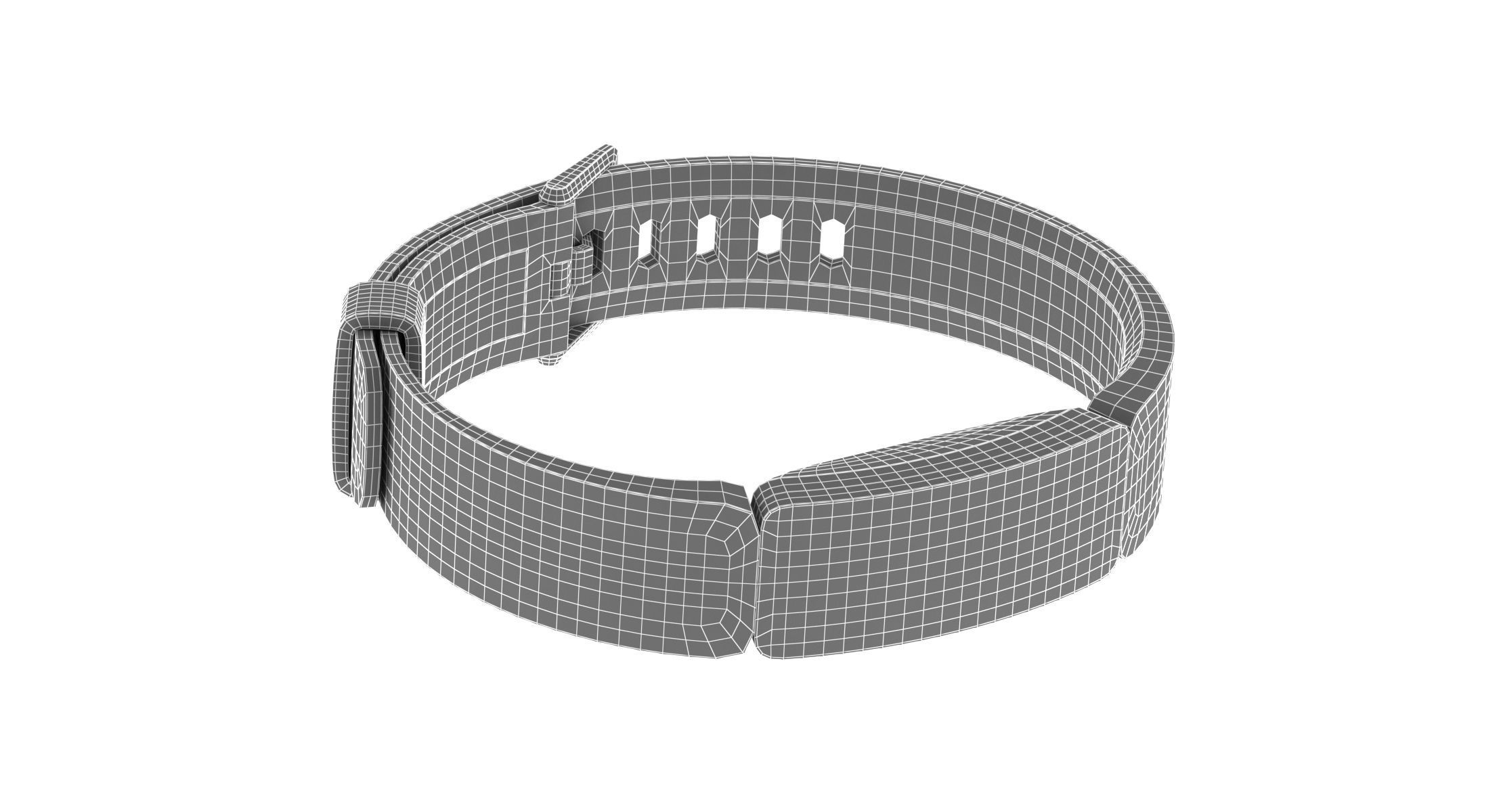 Fitbit Inspire HR 3D model_7