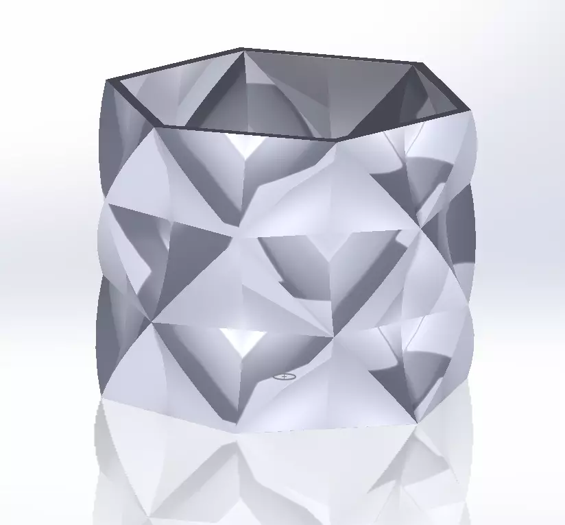 Geometric Planter 1 3D print model_0