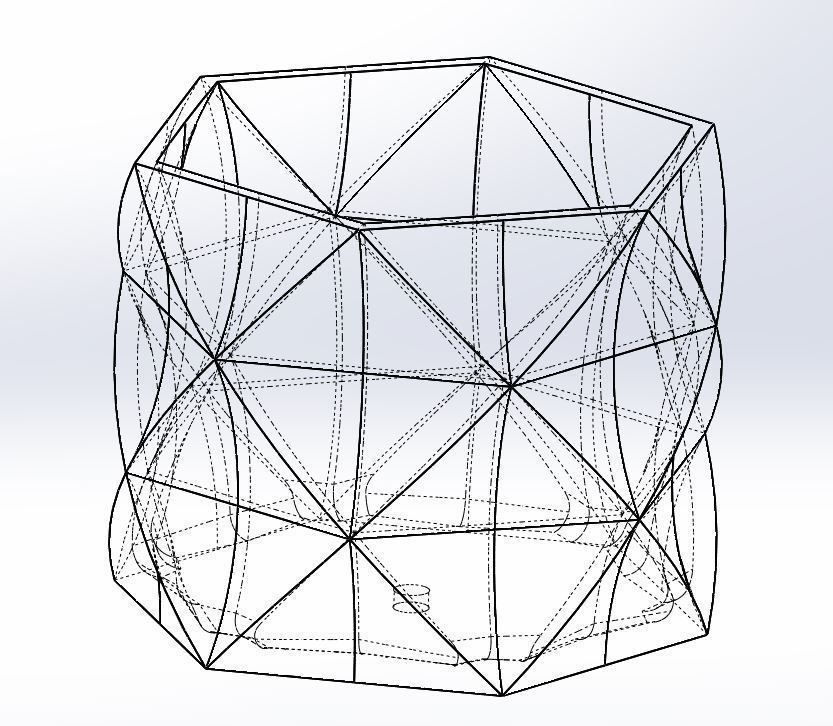 Geometric Planter 1 3D print model_3