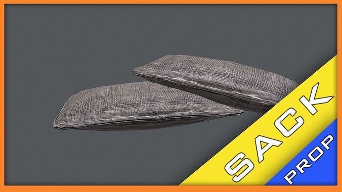 Sack Prop Free low-poly 3D model