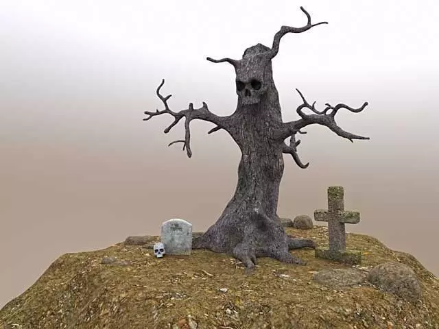Evil Tree - Full Set Low-poly 3D model_0