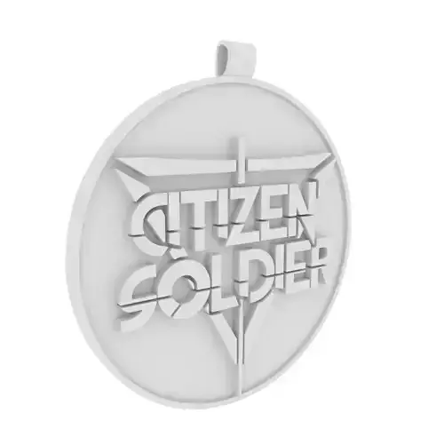 Citizen Soldier band necklet Free 3D print model