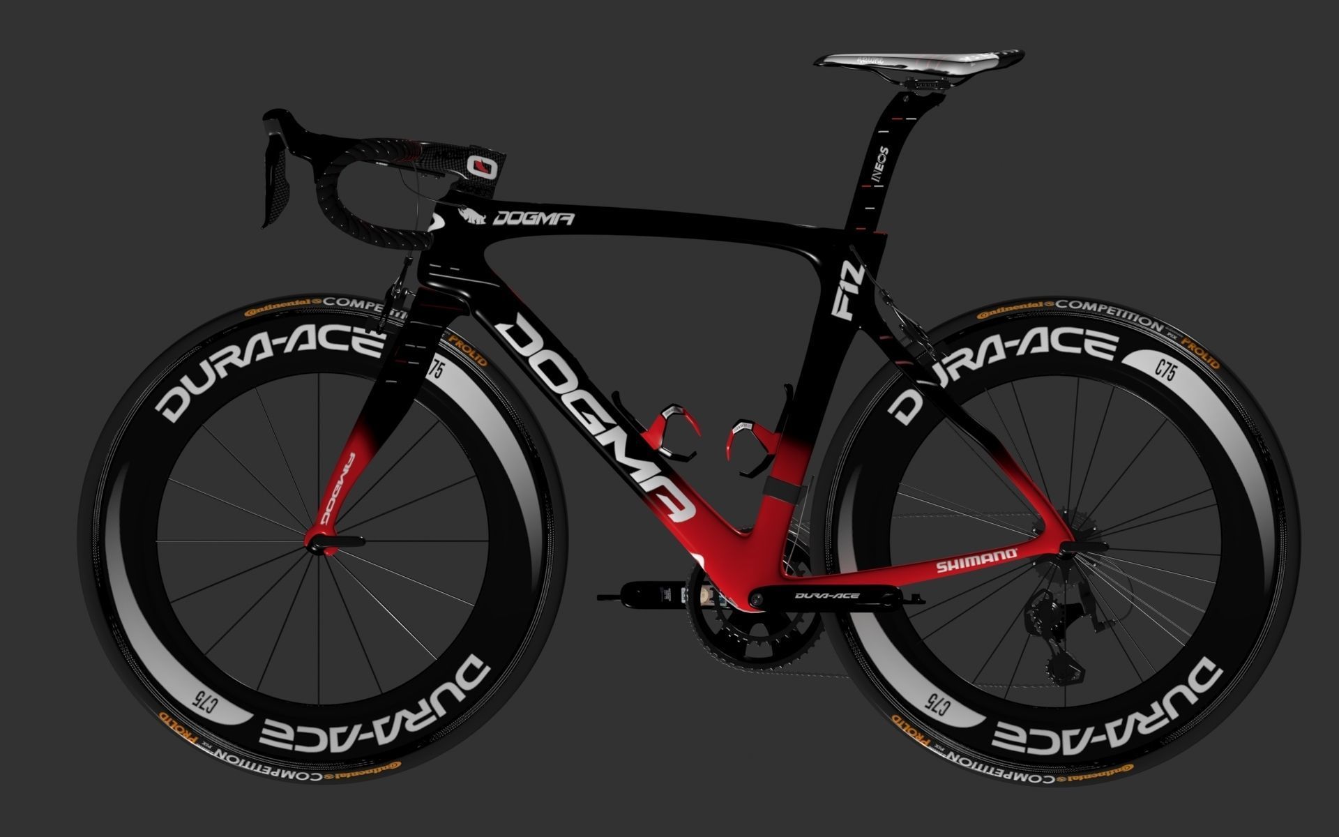 Pinarello Dogma F12 roadbike 3D model_9