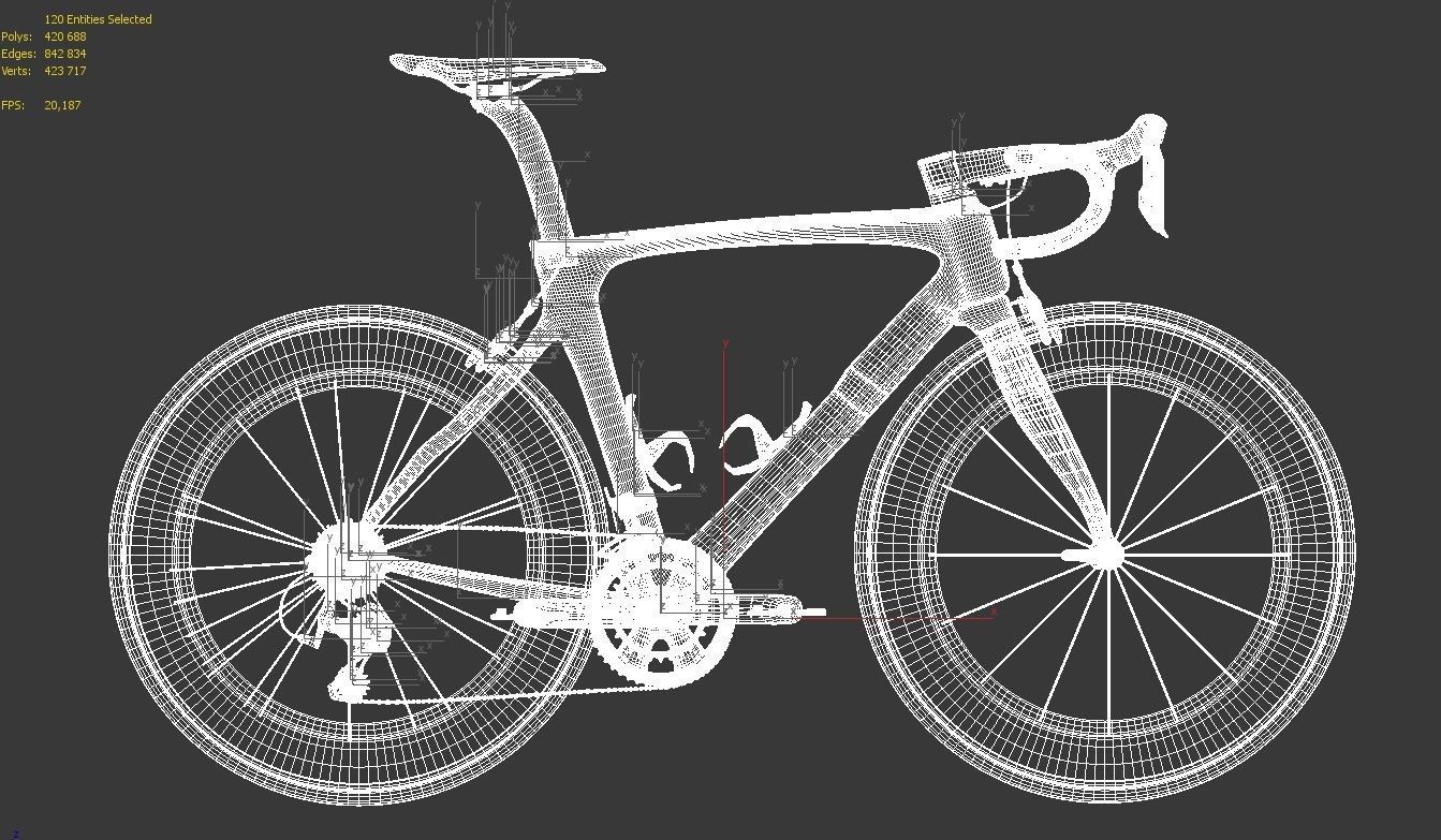 Pinarello Dogma F12 roadbike 3D model_20
