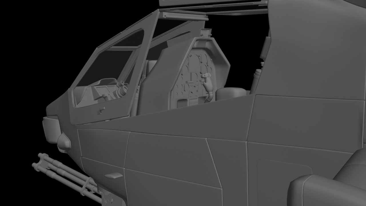 Helicopter Bell AH1 Cobra 3D model_19